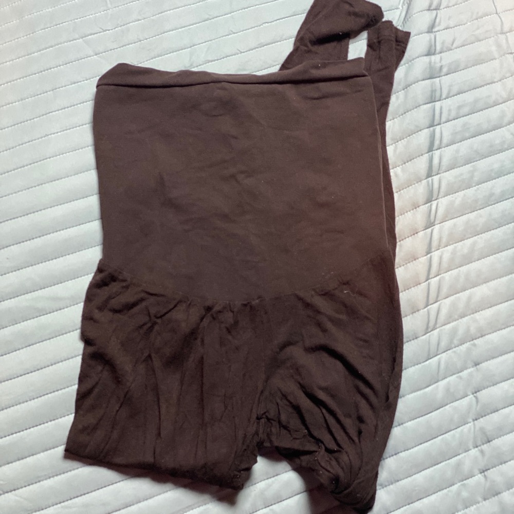 A Pea in the Pod Brown Maternity Leggings